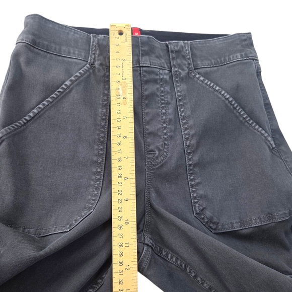 Spanx Stretch Twill Ankle Cargo Pants Gray Womens Large Tall Skinny - Picture 10 of 12